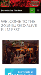 Mobile Screenshot of buriedalivefilmfest.com